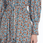 WEEKEND MAX MARA Timoteo Printed Twill Dress in White Flower