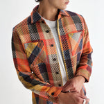 WAX LONDON Whiting Overshirt in Pike Check