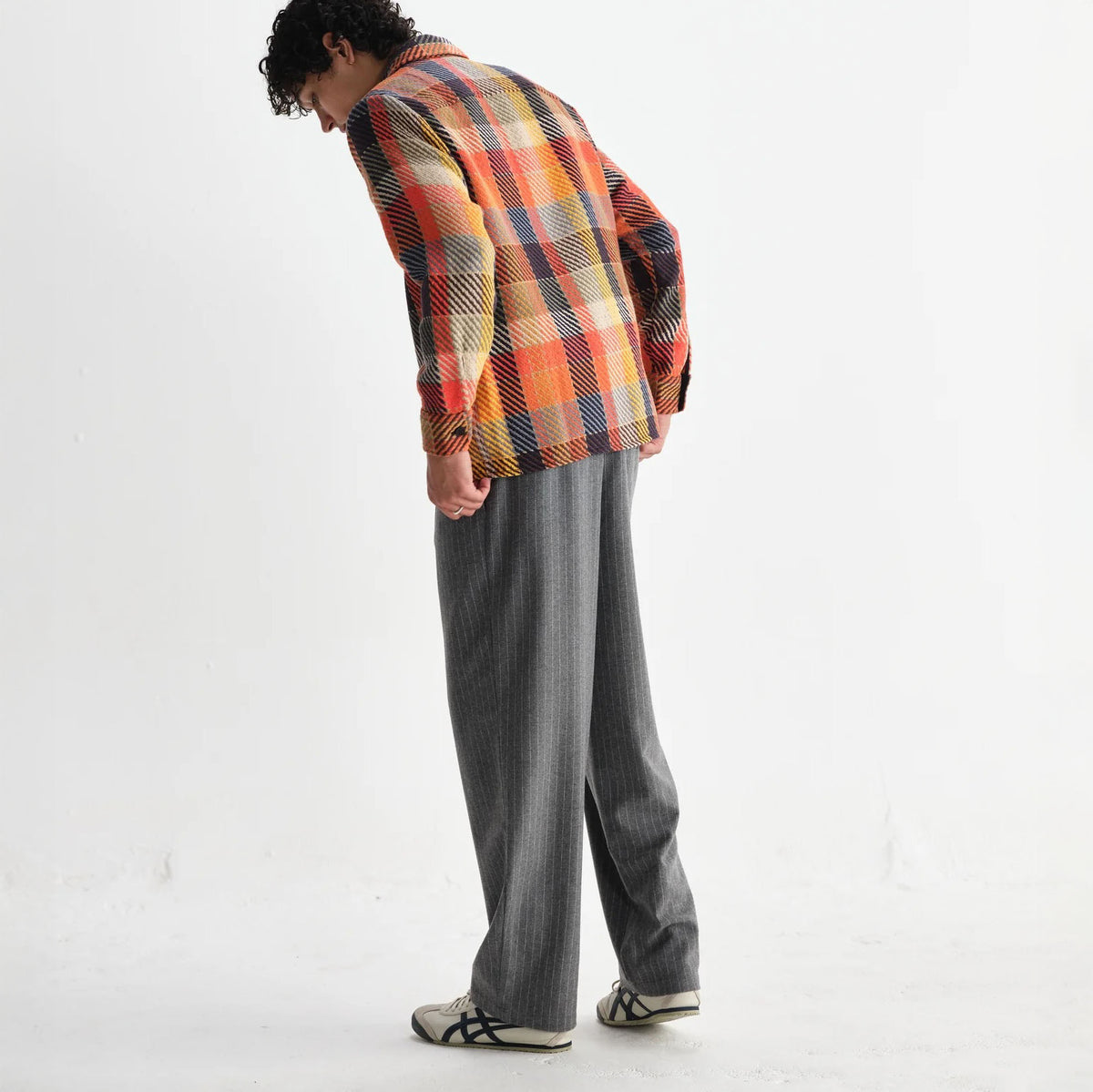 WAX LONDON Whiting Overshirt in Pike Check
