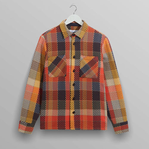 WAX LONDON Whiting Overshirt in Pike Check