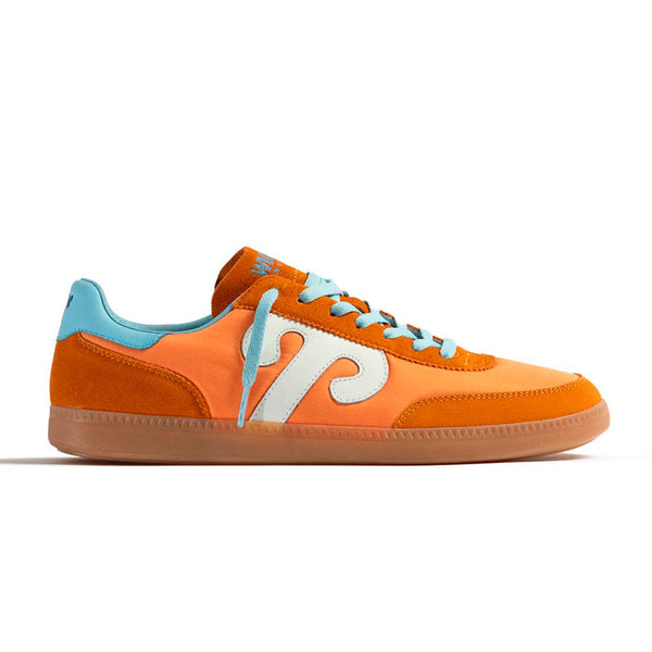 WUSHU Gong Sneakers in Orange/Blue