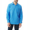 MOUSQUETON Yolan Long Sleeve Lightweight Shirt in Sky Blue
