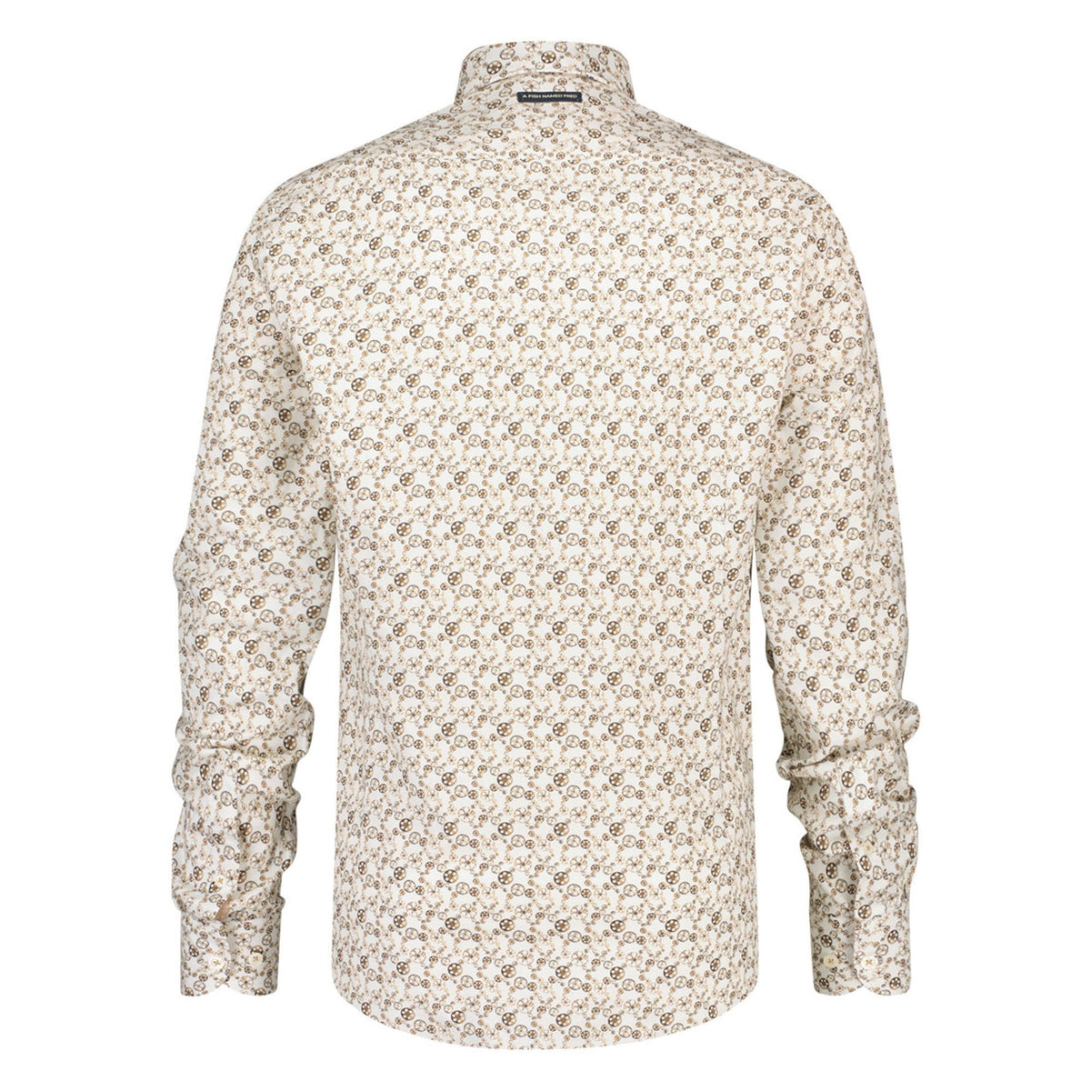 A FISH NAMED FRED Reels Shirt in Off White