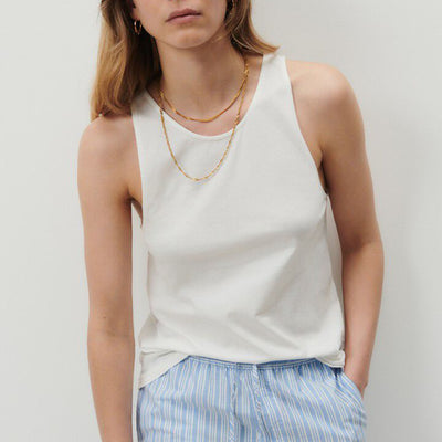AMERICAN VINTAGE Devon Tank Top in Vintage Off-White