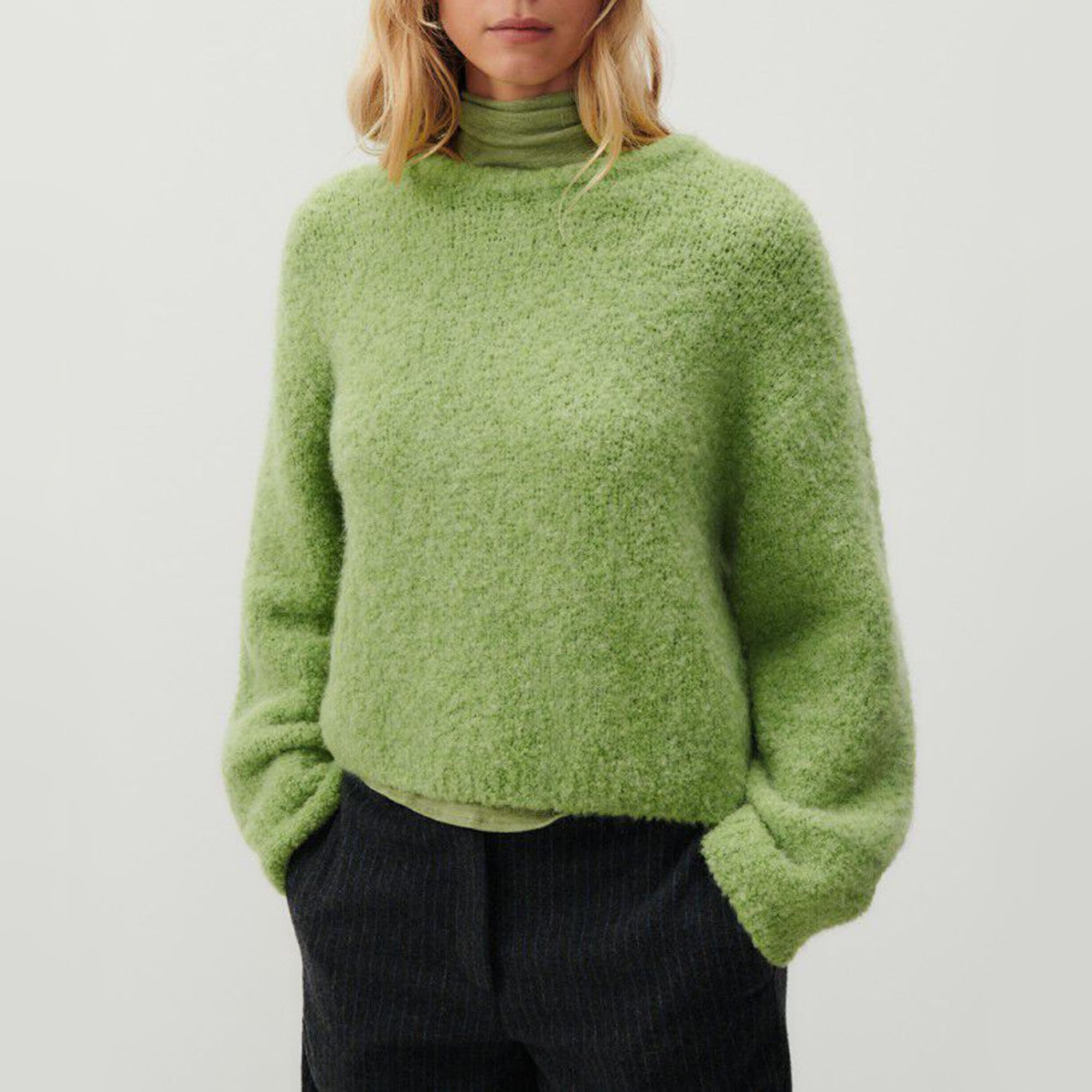 Spring green sales sweater