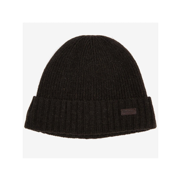 BARBOUR Carlton Beanie Hat in Dark Green