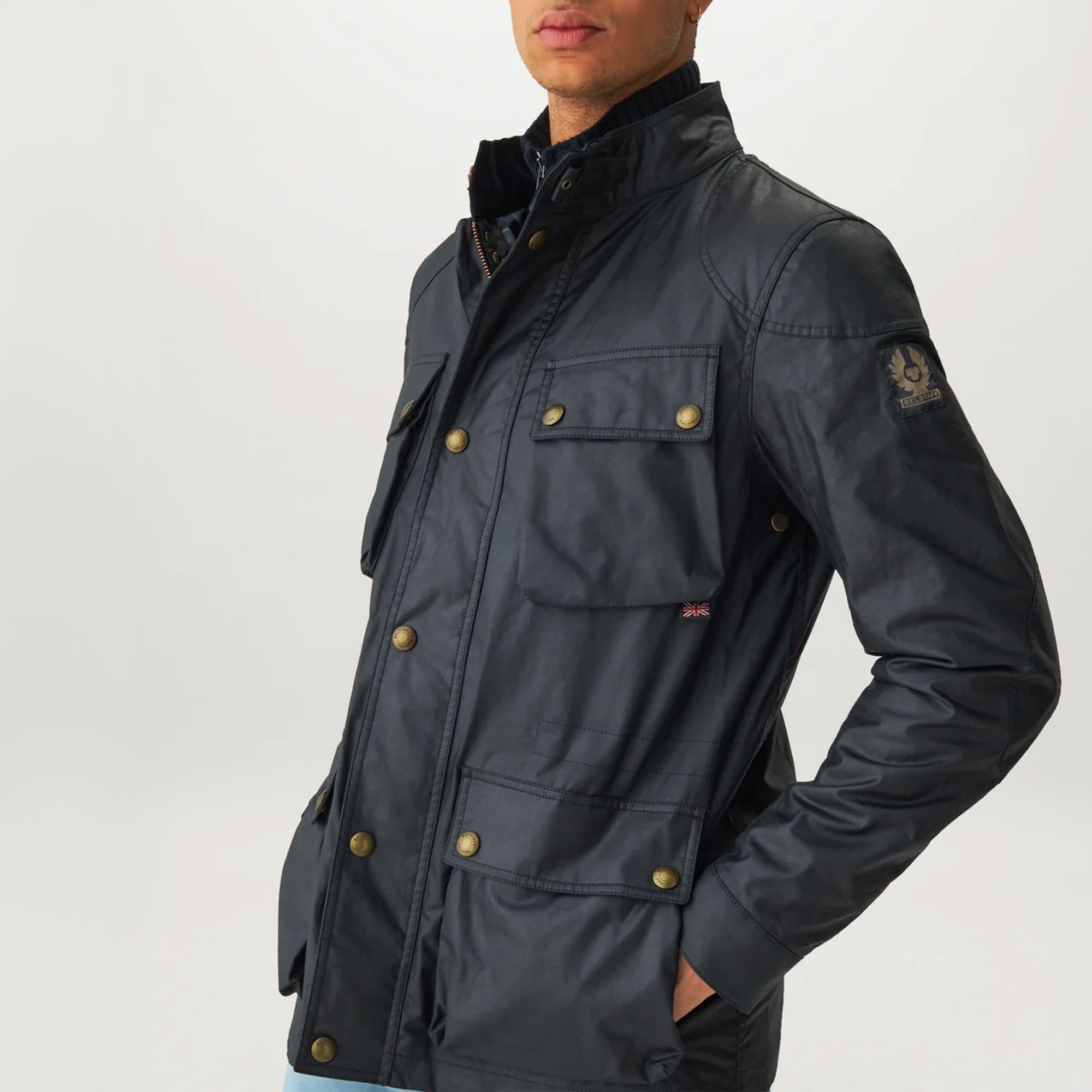 BELSTAFF Fieldmaster Jacket in Dark Navy Blue | Collen & Clare BELSTAFF Fieldmaster Jacket in Dark Navy Blue | Collen & Clare