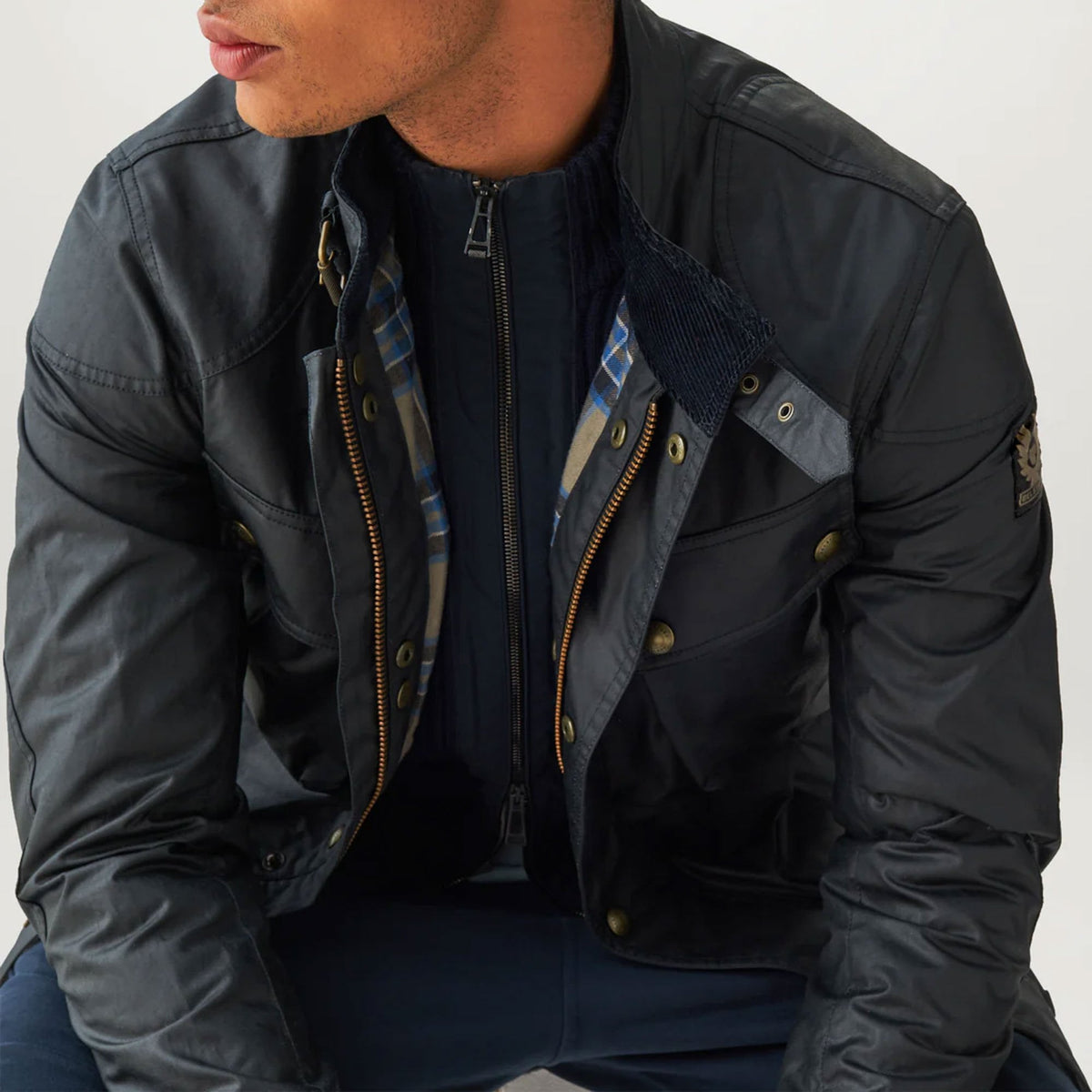 BELSTAFF Fieldmaster Jacket in Dark Navy