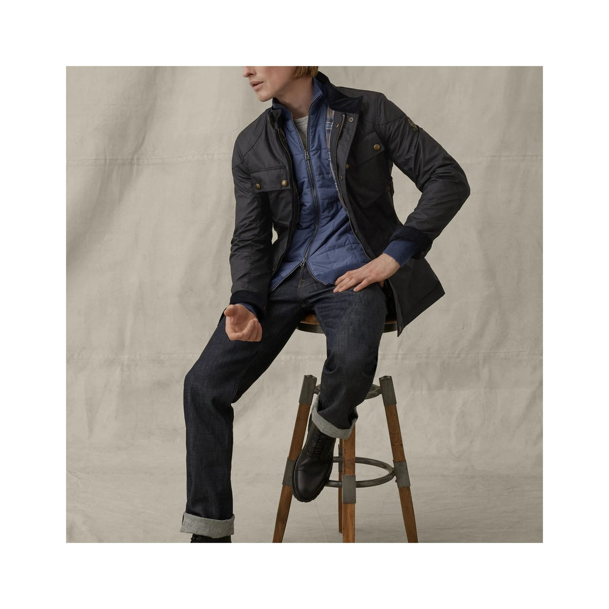 BELSTAFF Fieldmaster Jacket in Dark Navy