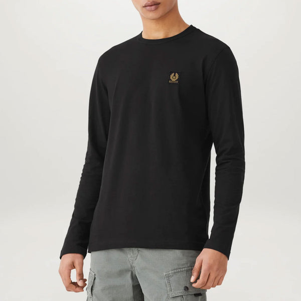 BELSTAFF Long Sleeved T Shirt in Black