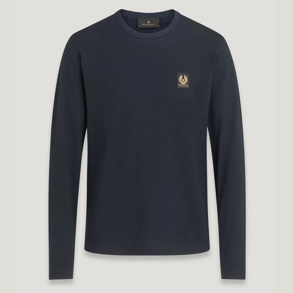 BELSTAFF Long Sleeved T Shirt in Dark Ink