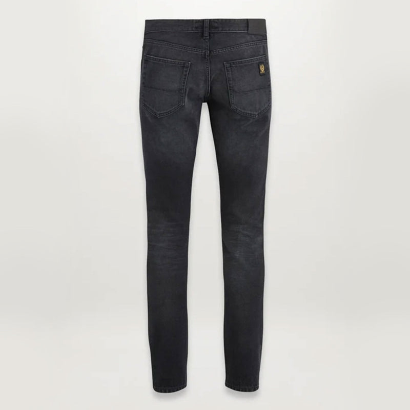 Longton Slim Jeans in Washed Black