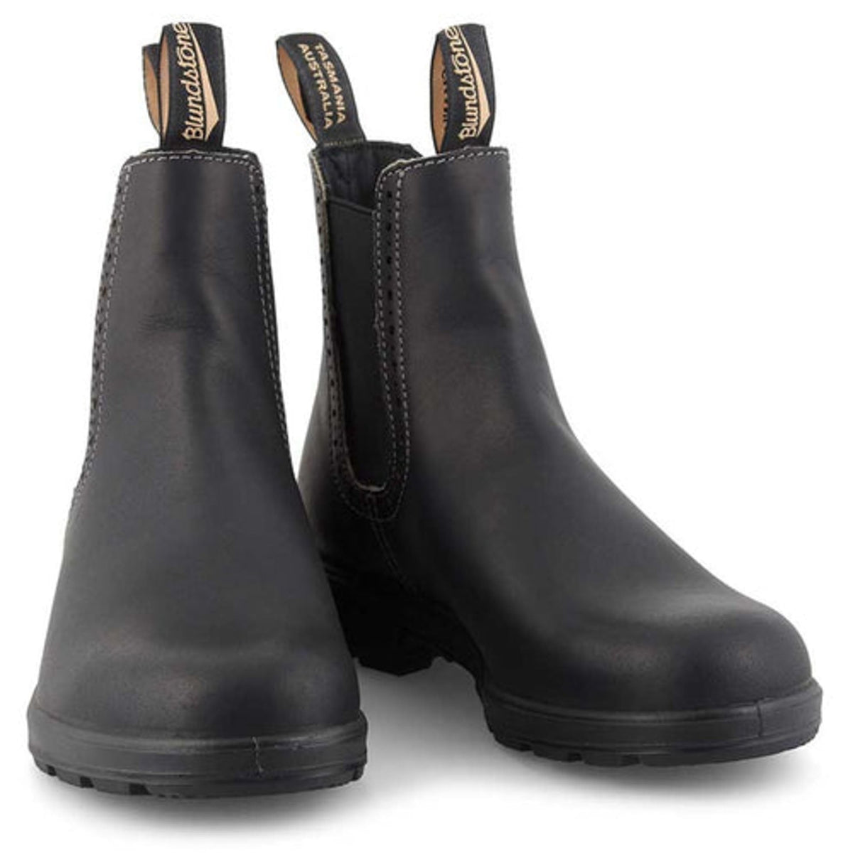 BLUNDSTONE 1448 Brogued Boots in Voltan Black