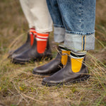 BLUNDSTONE 1919 Leather Boots in Brown/Mustard