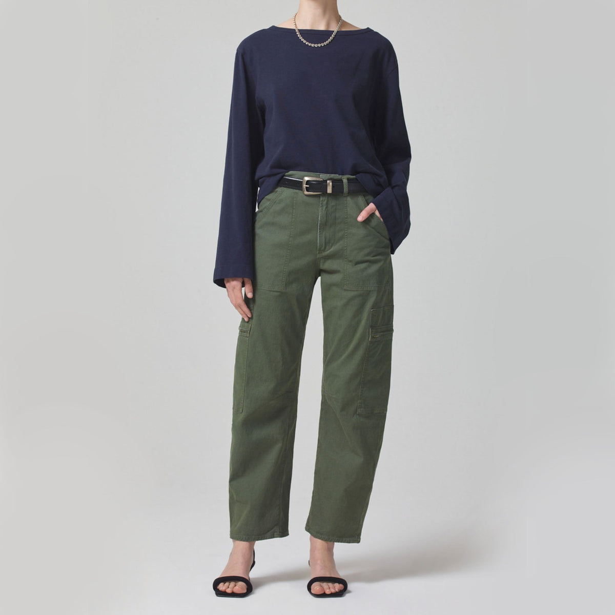 CITIZENS OF HUMANITY Marcelle Low Slung Cargo Pant in Surplus