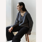 CITIZENS OF HUMANITY Paloma Baggy Velvet Jeans in Black