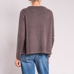 COLLEN & CLARE Begonia Cashmere Jumper in Bitter Chocolate