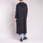 Haven Long Cashmere Cardigan in Black