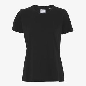 Womens Light Organic T Shirt - Deep black