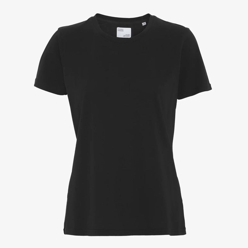 Womens Light Organic T Shirt - Deep black