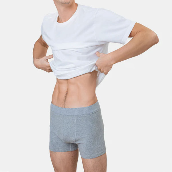 COLORFUL STANDARD Classic Organic Boxer Briefs in Heather Grey