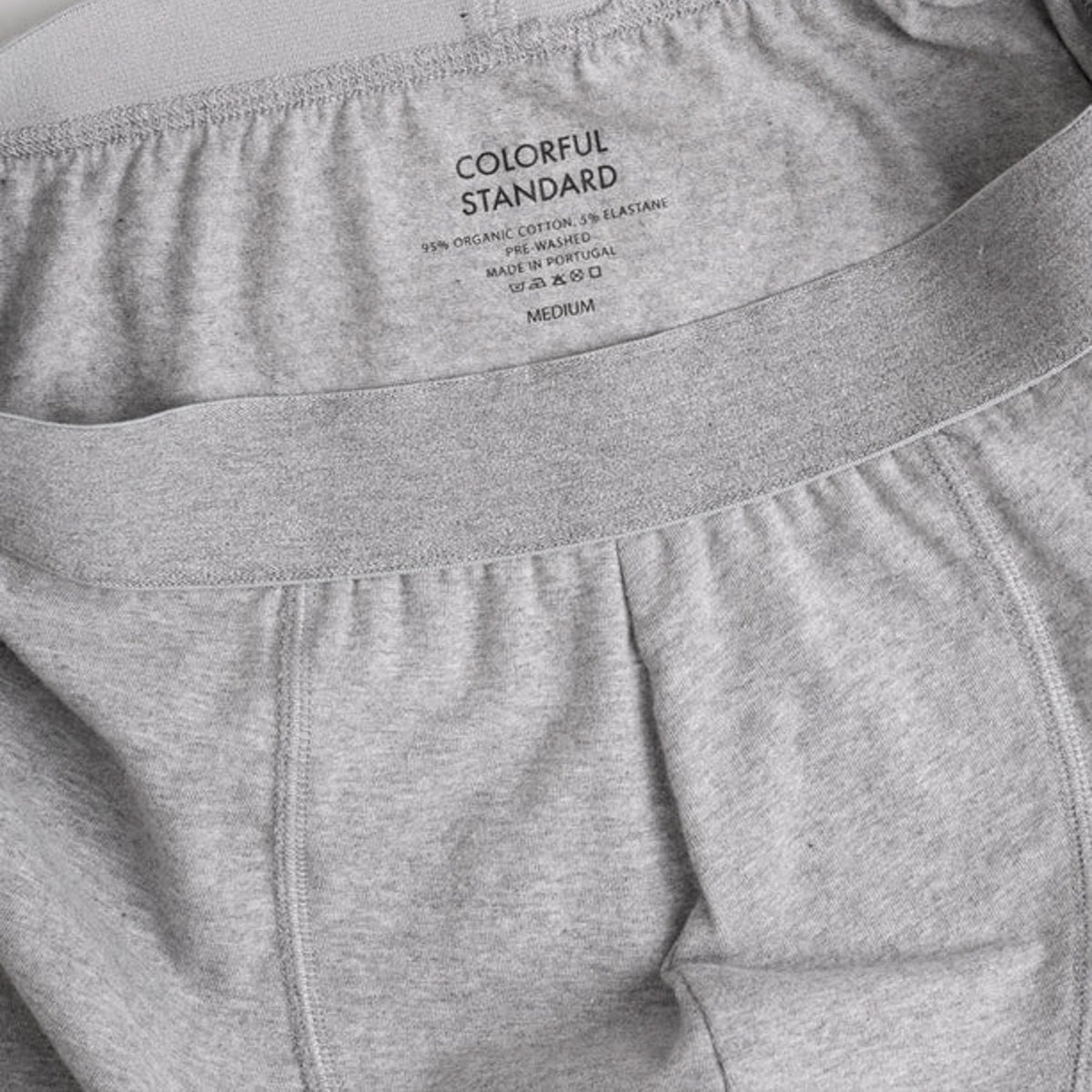 COLORFUL STANDARD Classic Organic Boxer Briefs in Heather Grey