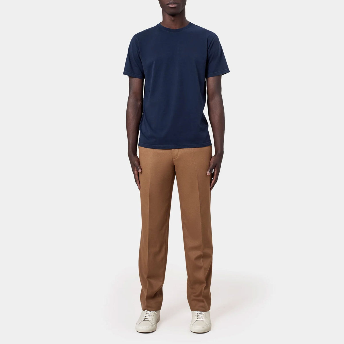 COLORFUL STANDARD Classic Organic T Shirt in Navy Blue