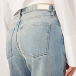 DL1961 Illia Barrel Leg Jeans in Aged Mid