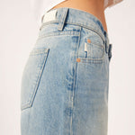DL1961 Illia Barrel Leg Jeans in Aged Mid
