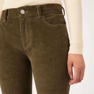 DL1961 Mara Corduroy Trousers in Dryad