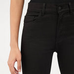 DL1961 Patti High Rise Straight Leg Jeans in Raven