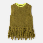 Milonga Knitted Tank in OIive