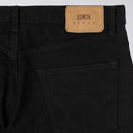 Kaihara Regular Tapered Jeans in Black Rinsed