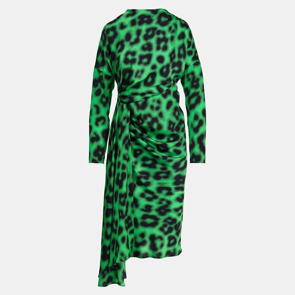 ESSENTIEL ANTWERP Elisha Drape Detail Dress in Green