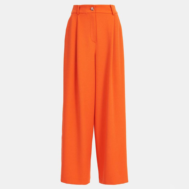 Employee Wide Leg Pants in Orange