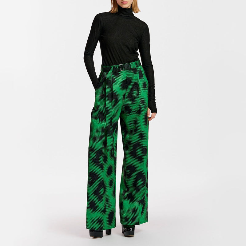 ESSENTIEL ANTWERP Enamor Belted Trousers in Green
