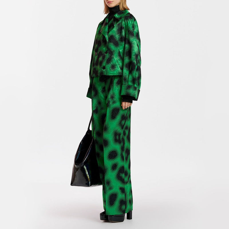 ESSENTIEL ANTWERP Enamor Belted Trousers in Green