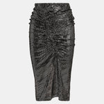 Esparkling Glitter Skirt in Black/Silver