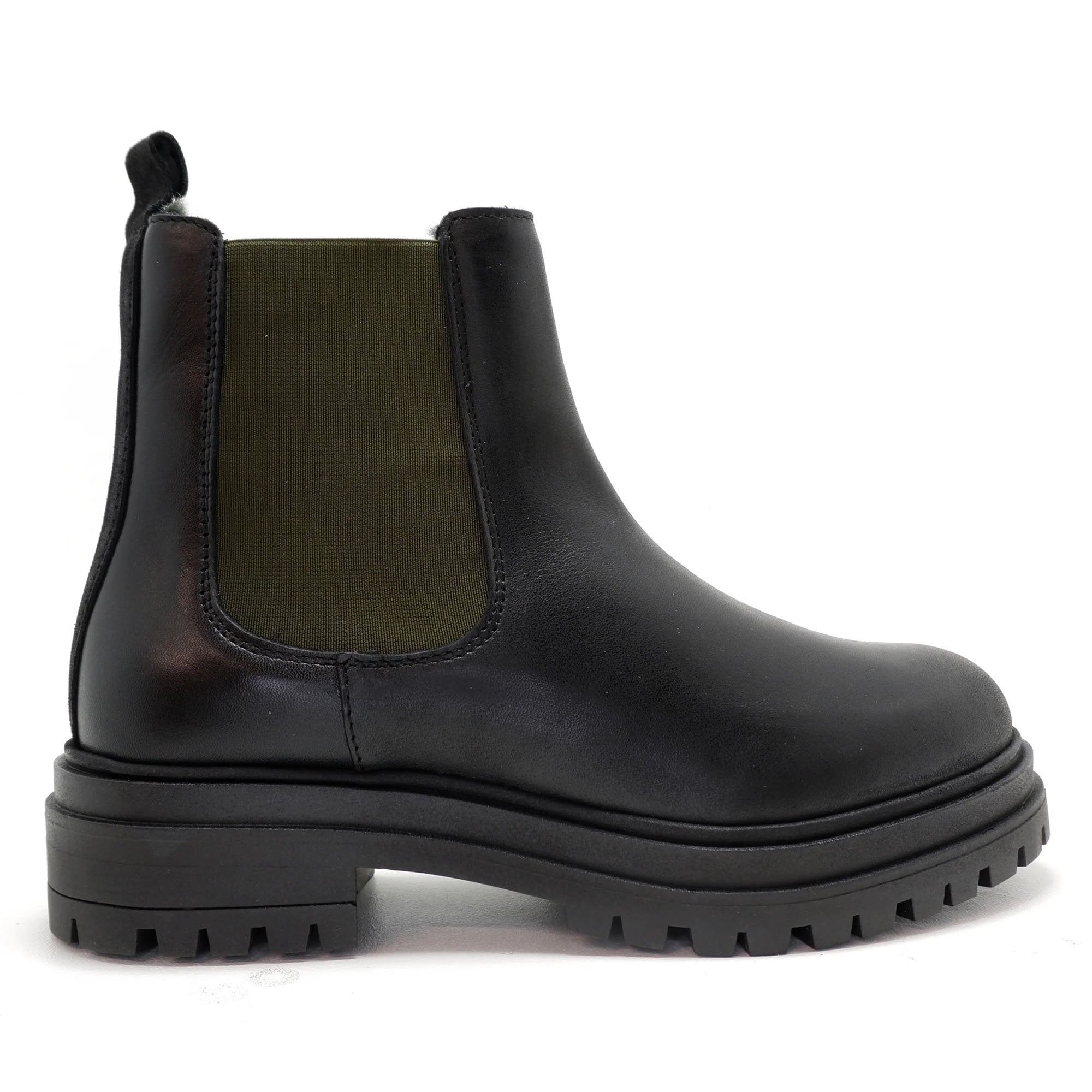 Yolla Fur Lined Chelsea Boots in Black | Collen & Clare – Collen & Clare