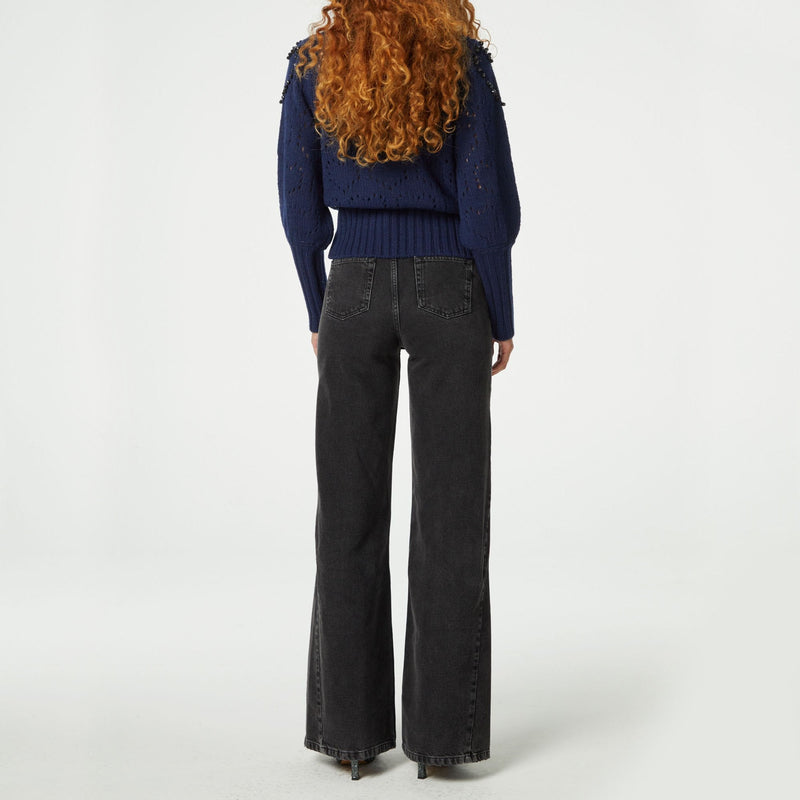 Diana Beads Jumper in Navy