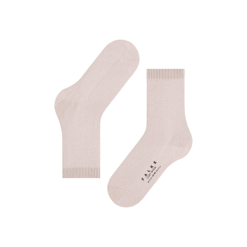 Cosy Wool Socks in Light Pink