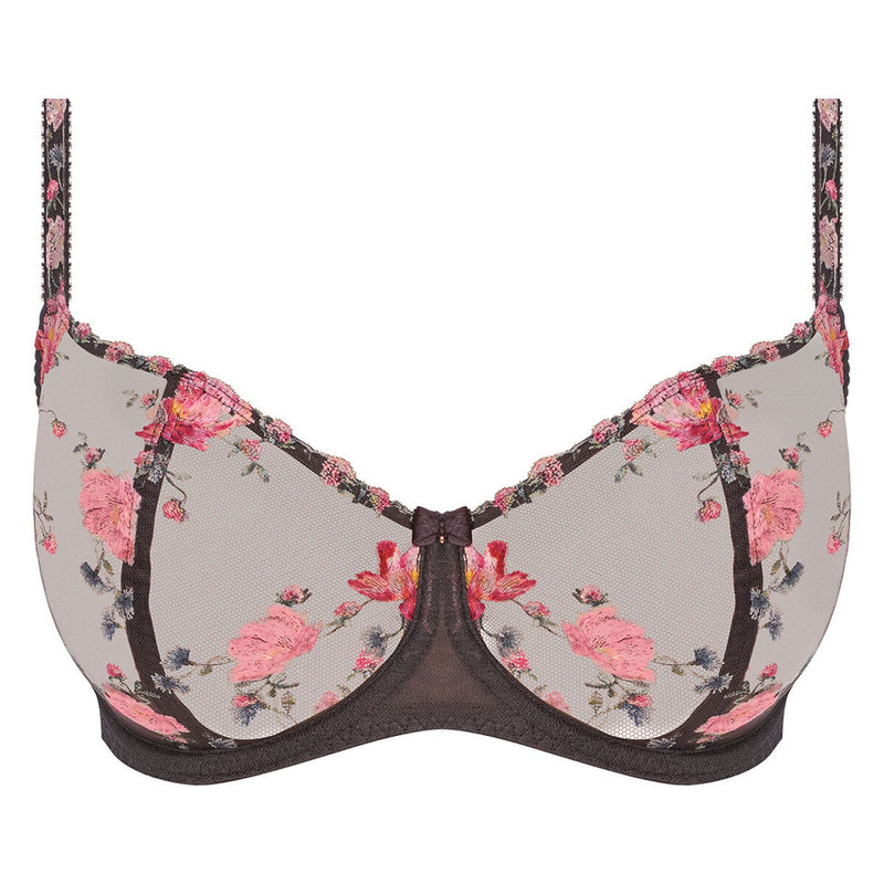 FANTASIE Adrienne U/W Balconette Bra in Charcoal Bloom