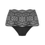 Lace Ease Invisible Full Brief in Black