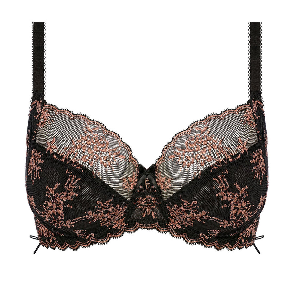 FREYA Offbeat Decadence UW Side Support Bra in Black