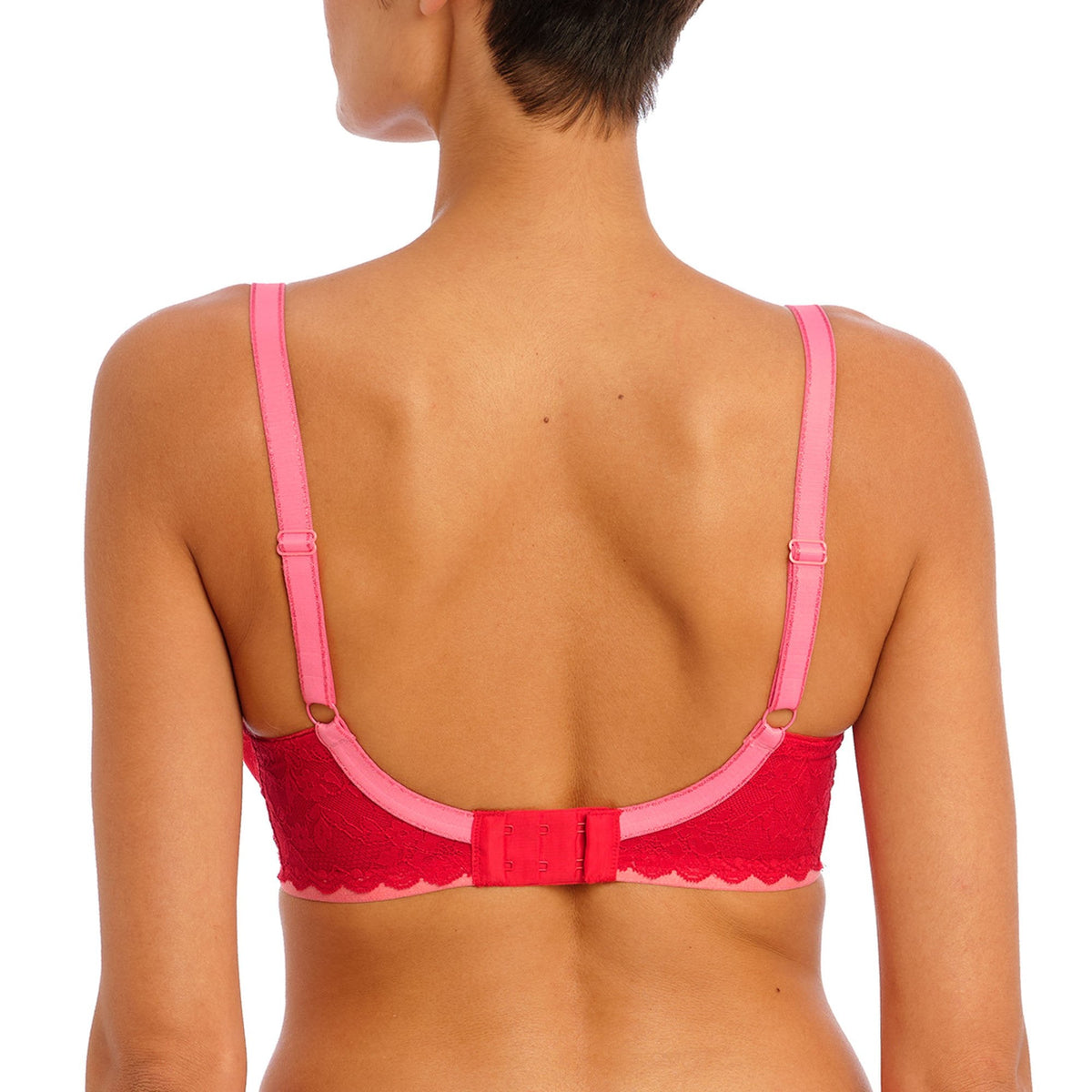 FREYA Offbeat UW Padded Half Cup Bra in Chilli Red