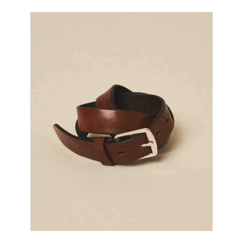 Austin Leather Belt in Dark Brown