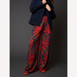 Hilde Trousers in Red/Navy