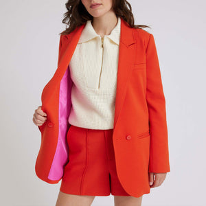 Karine Suit Jacket in Orange