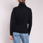 JEAN & TEMPLE Thick Roll Neck Jumper in Black