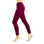 7/8 Ankle Grazer Jeans in Berry
